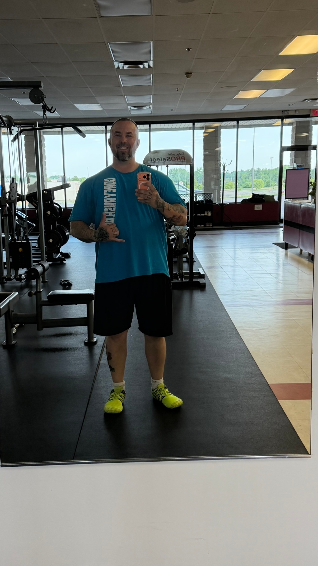 Corey Rush training in Crush Fitness gear